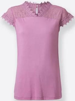 Shirts| Kurzarmshirt orchidee