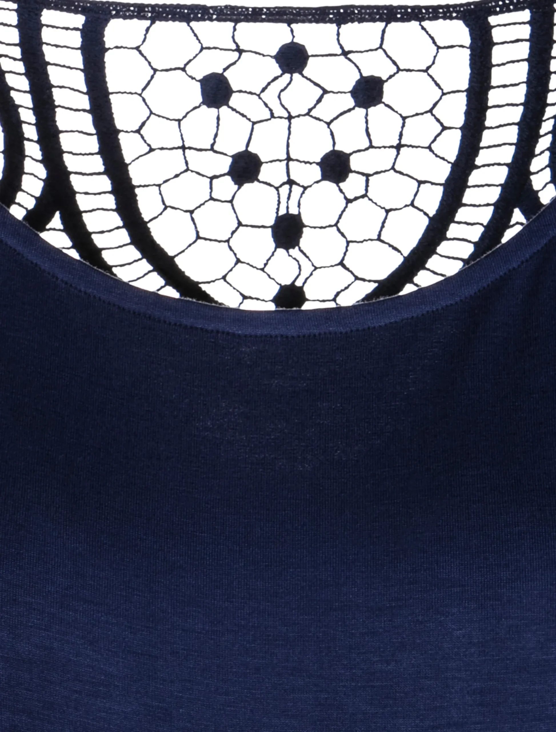Strandmode|Vivance Kurzarmshirt navy