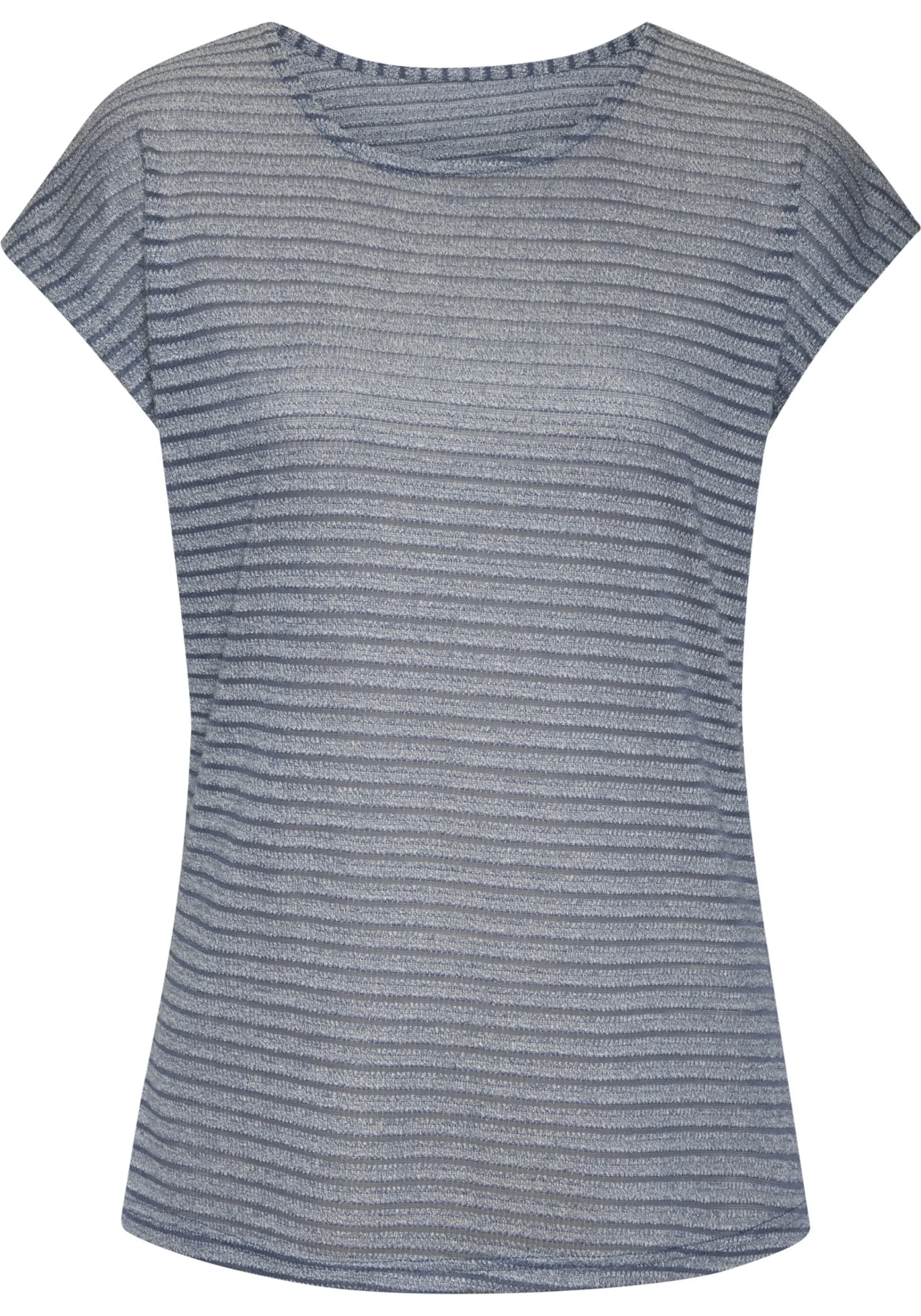 Strandmode|Vivance Kurzarmshirt apricot,navy
