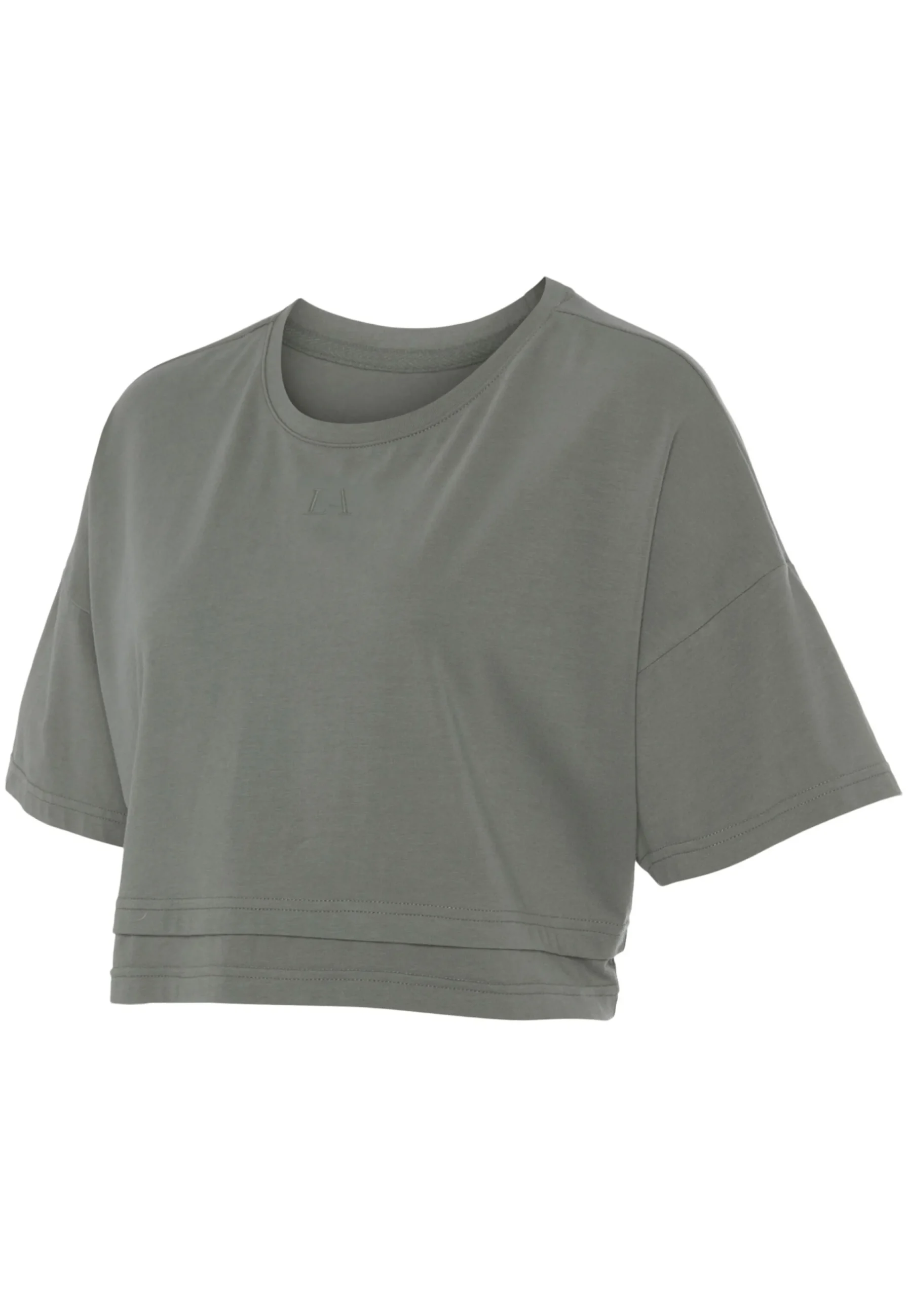Strandmode|Shirts|LASCANA Kurzarmshirt grün