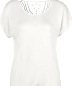 Shirts|Vivance Kurzarmshirt gelb,creme