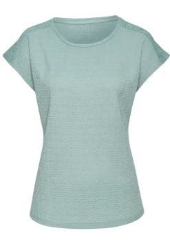 Shirts|Vivance Kurzarmshirt mint,creme