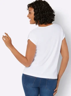Shirts| Kurzarmshirt weiß