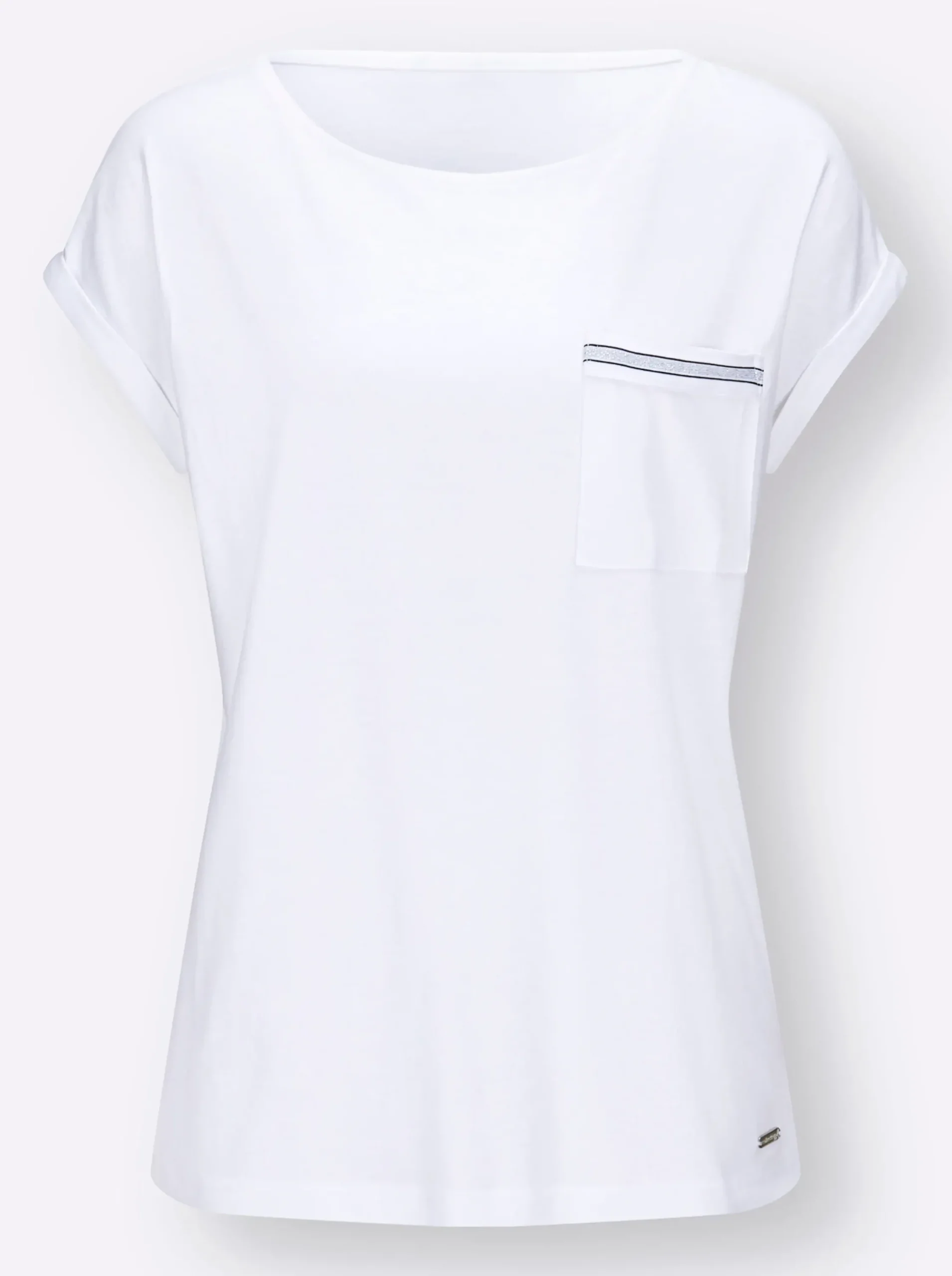 Shirts| Kurzarmshirt weiß