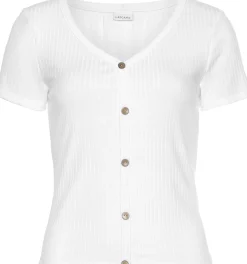 Shirts|LASCANA Kurzarmshirt weiß