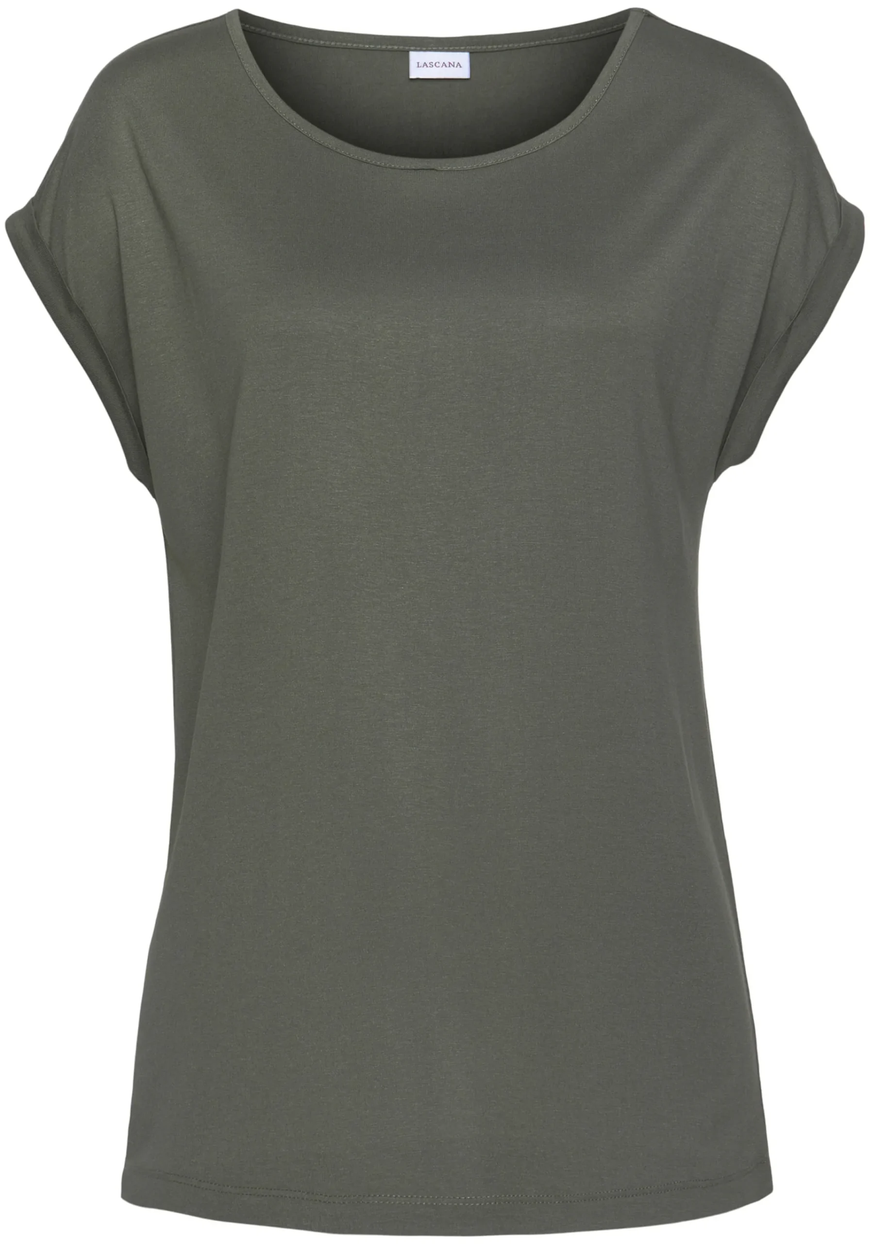 Strandmode|Shirts|LASCANA Kurzarmshirt khaki