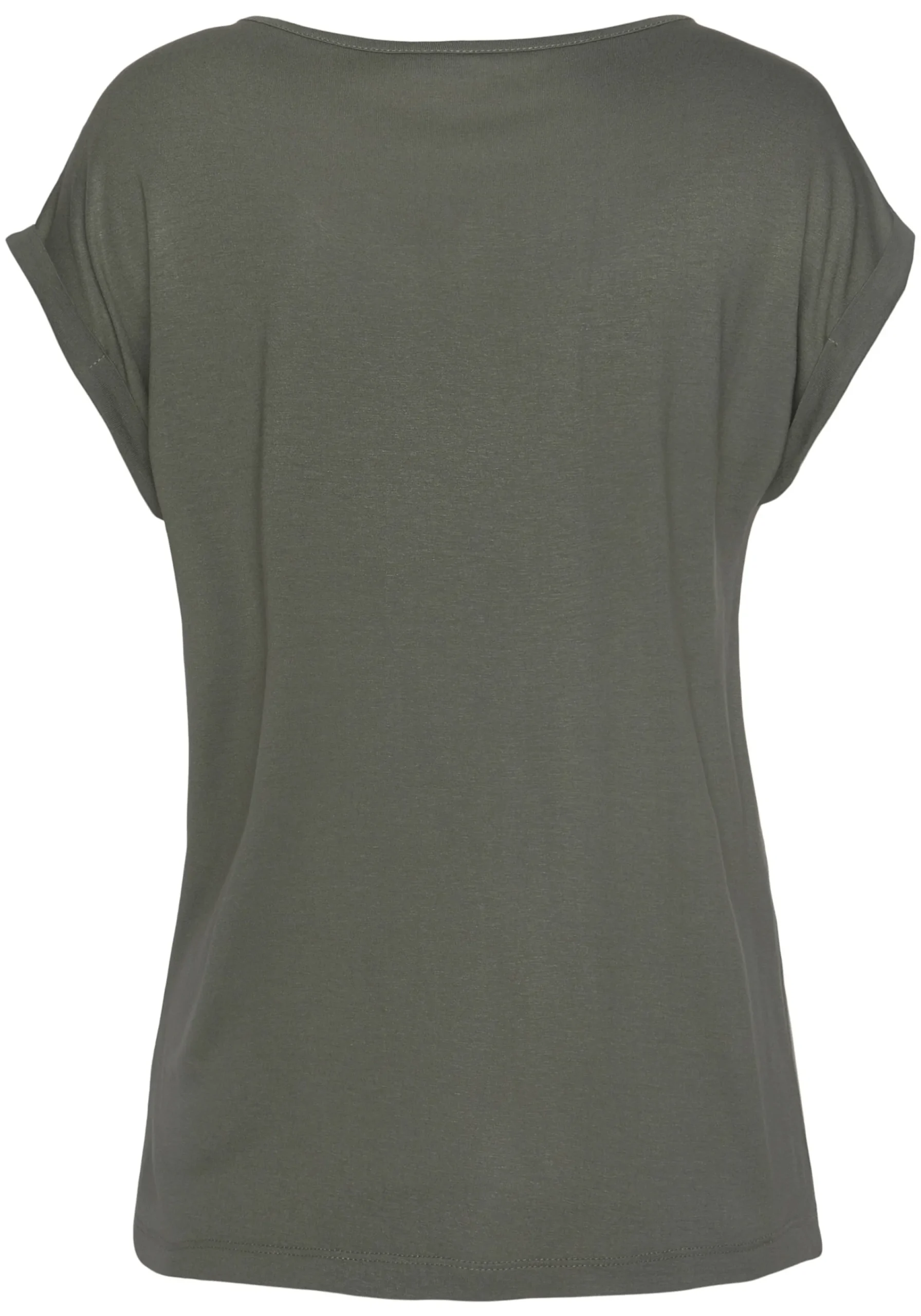 Strandmode|Shirts|LASCANA Kurzarmshirt khaki