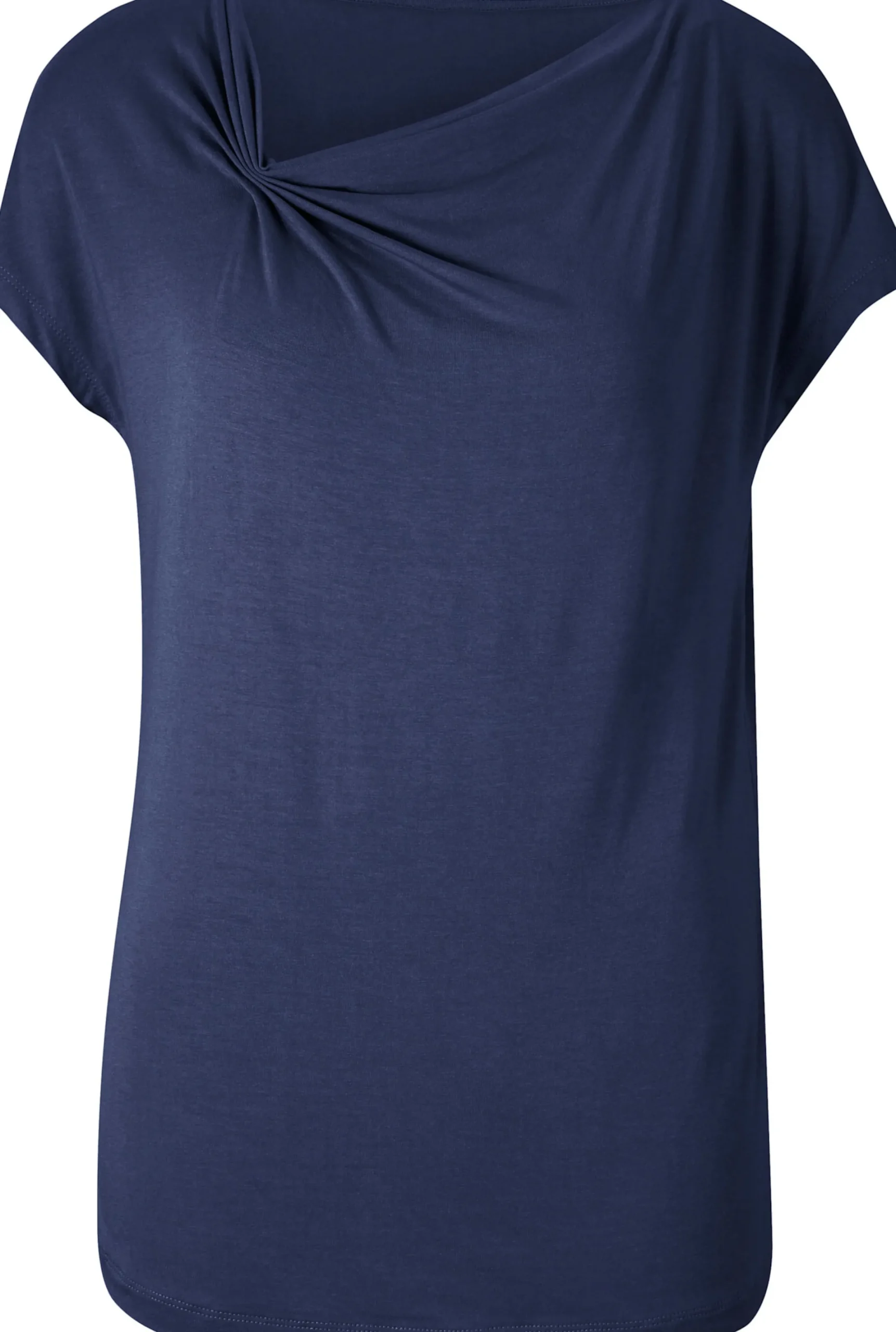 Shirts|heine Kurzarmshirt in weicher Viskose-Qualität marine