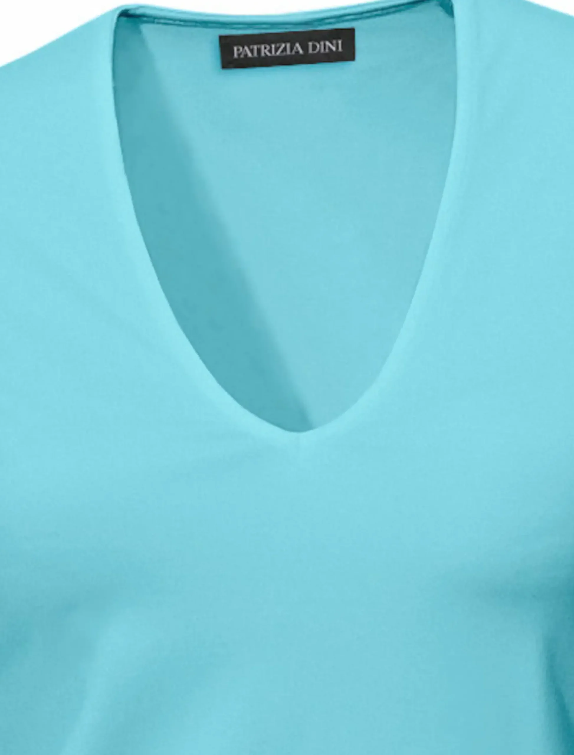 Shirts|heine Kurzarmshirt mit Halbarm türkis