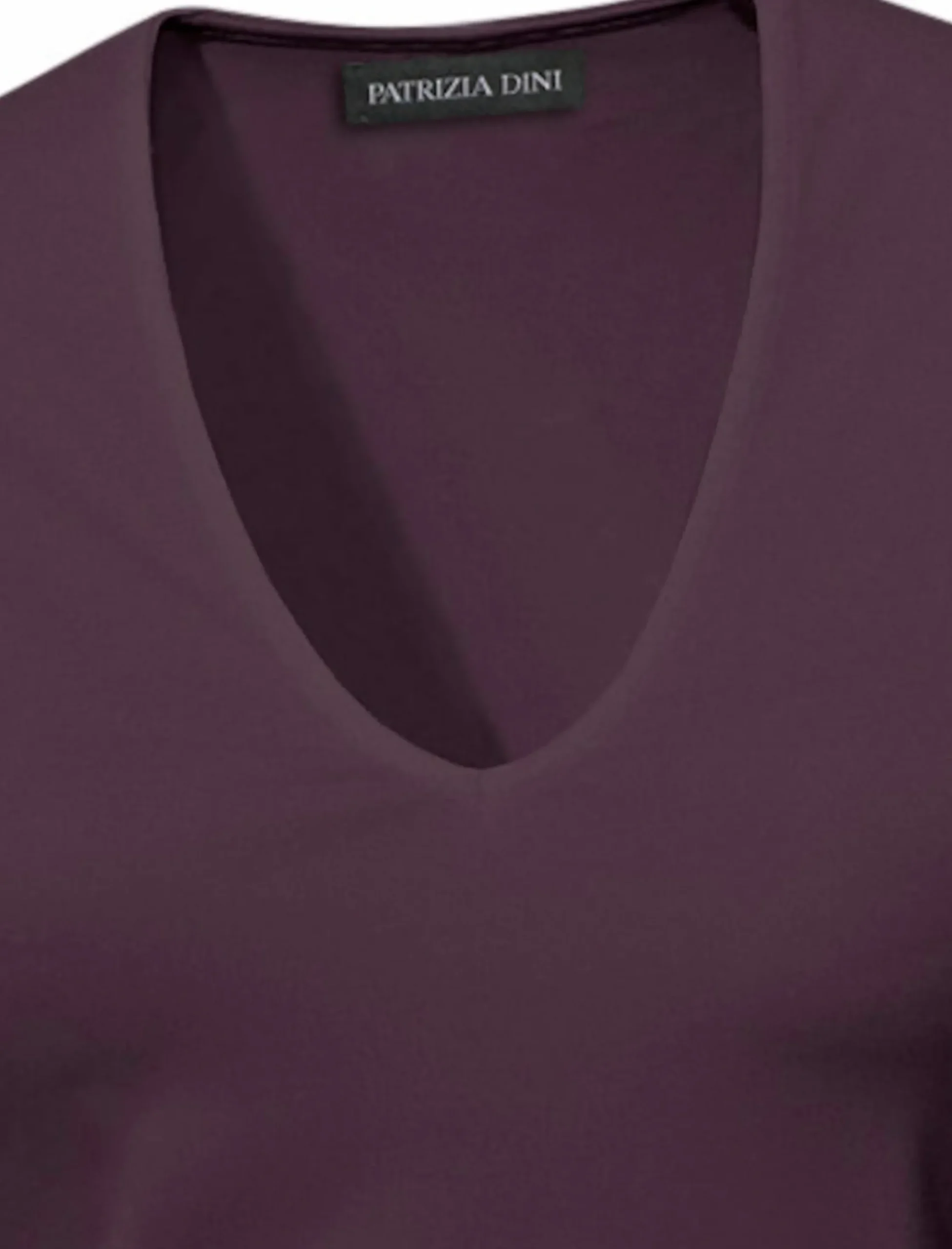 Basics|Shirts|heine Kurzarmshirt mit Halbarm pflaume
