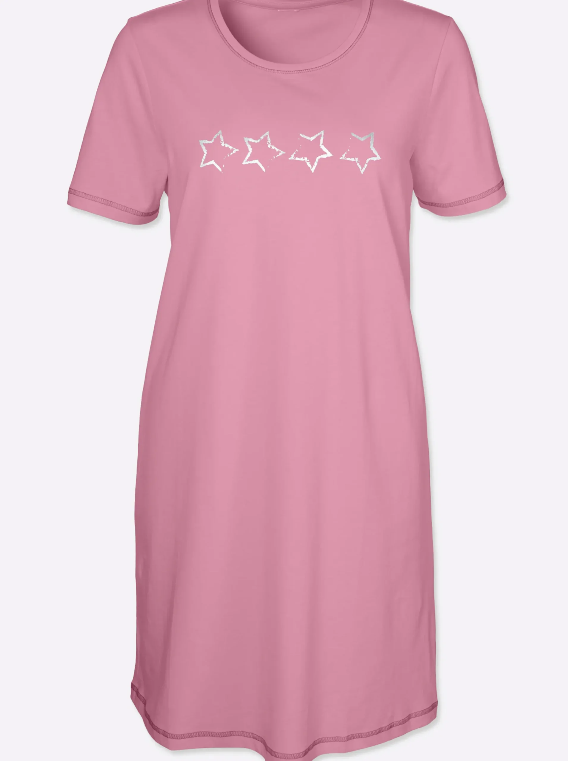 Nachtwäsche|wäschepur Kurzarm-Sleepshirts erika+erika-gestreift