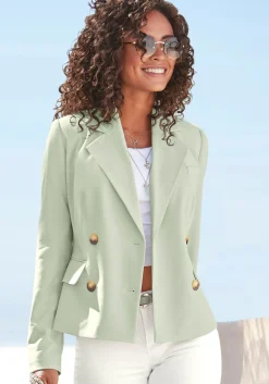 Blazer|LASCANA Kurzblazer schilfgrün