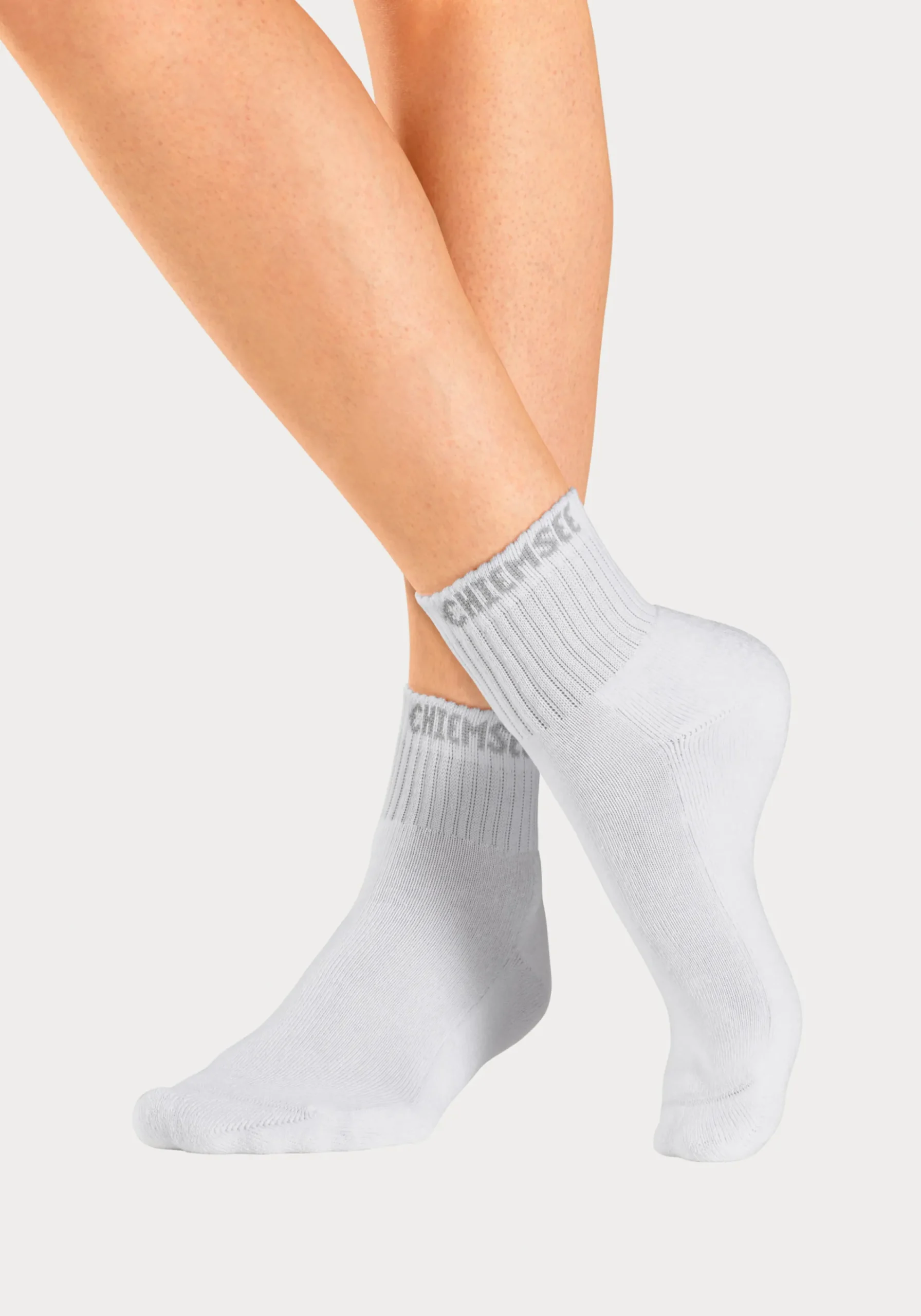 Strümpfe & Socken|Chiemsee Kurzsocken weiß