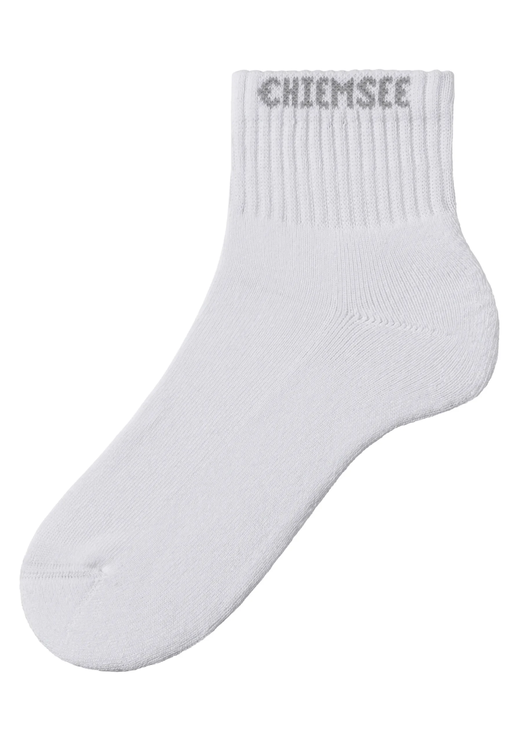 Strümpfe & Socken|Chiemsee Kurzsocken weiß