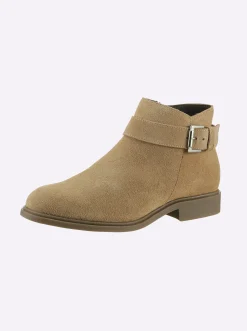 Stiefeletten|Stiefel|heine Kurzstiefelette beige