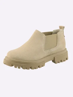 Stiefeletten|Stiefel|heine Kurzstiefelette beige