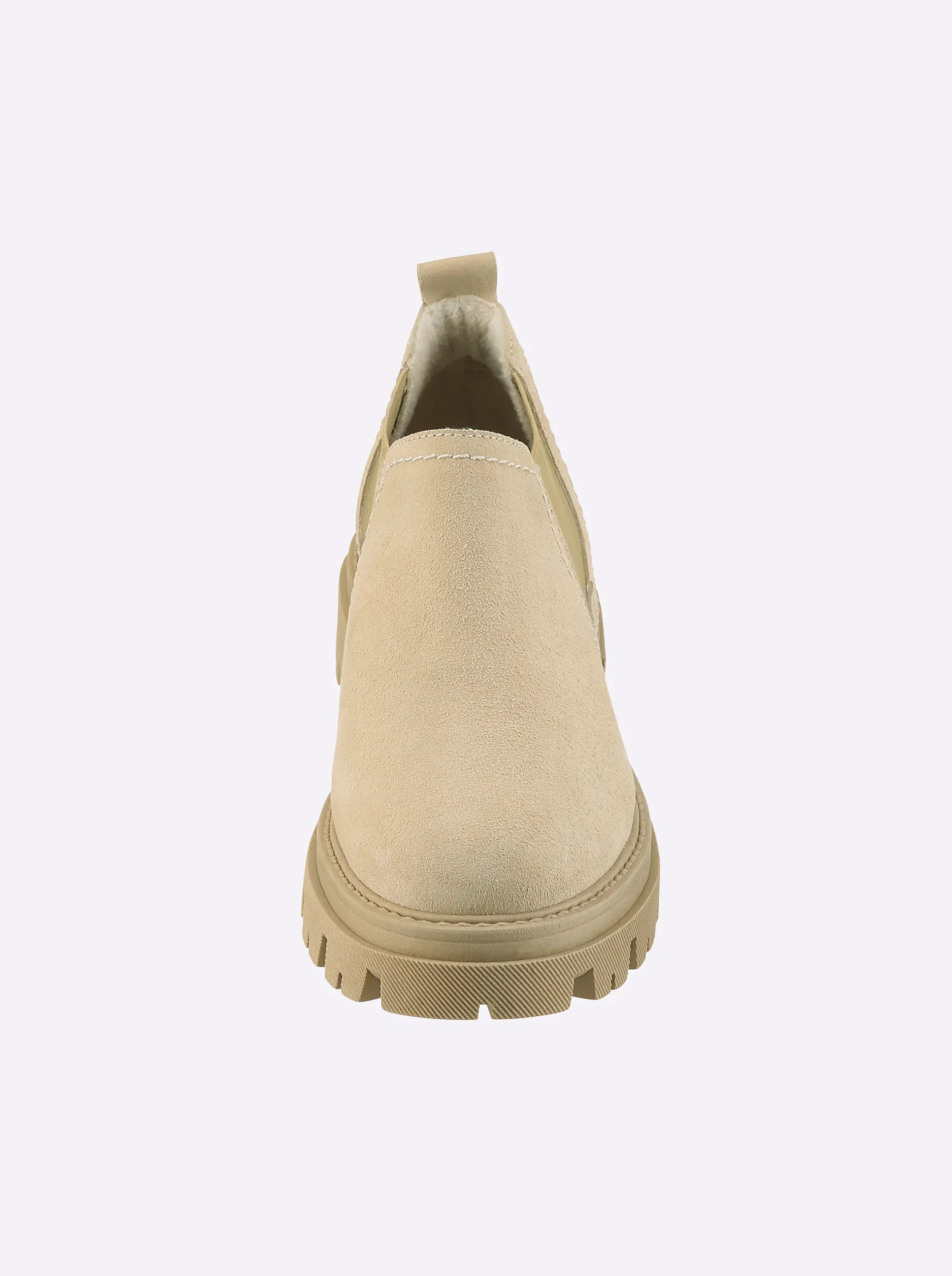 Stiefeletten|Stiefel|heine Kurzstiefelette beige