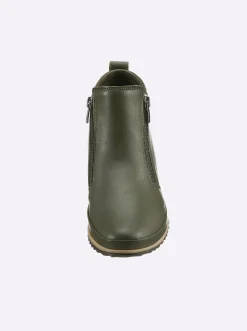 Stiefeletten|Stiefel|Andrea Conti Kurzstiefelette oliv