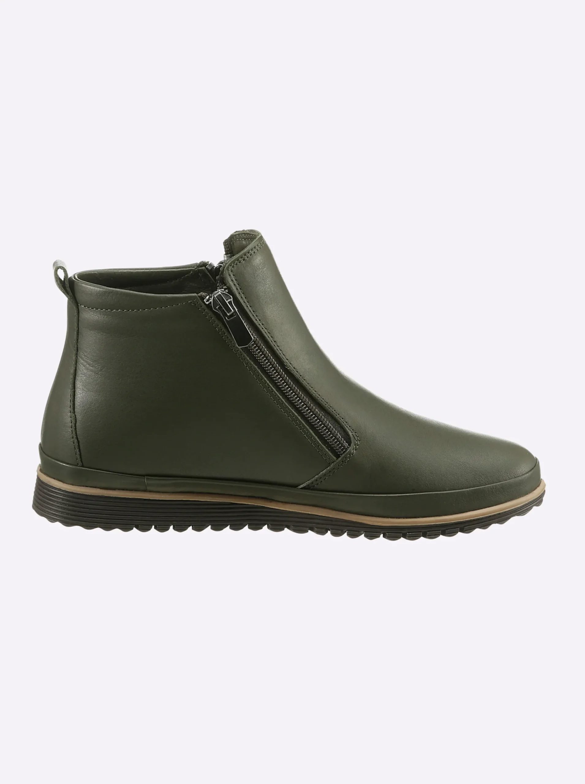 Stiefeletten|Stiefel|Andrea Conti Kurzstiefelette oliv