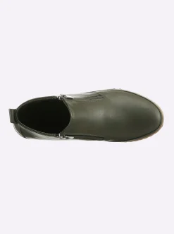 Stiefeletten|Stiefel|Andrea Conti Kurzstiefelette oliv