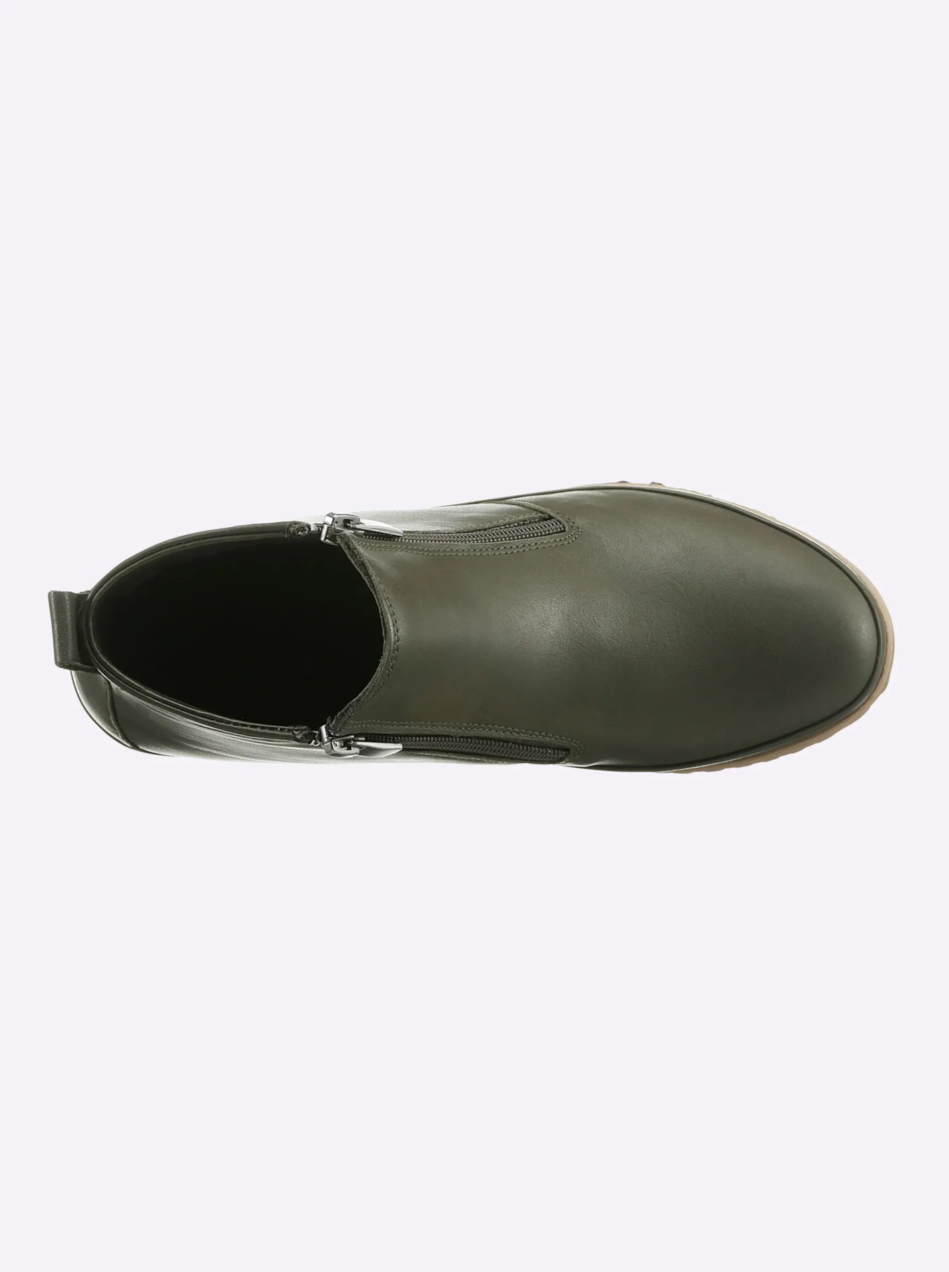 Stiefeletten|Stiefel|Andrea Conti Kurzstiefelette oliv