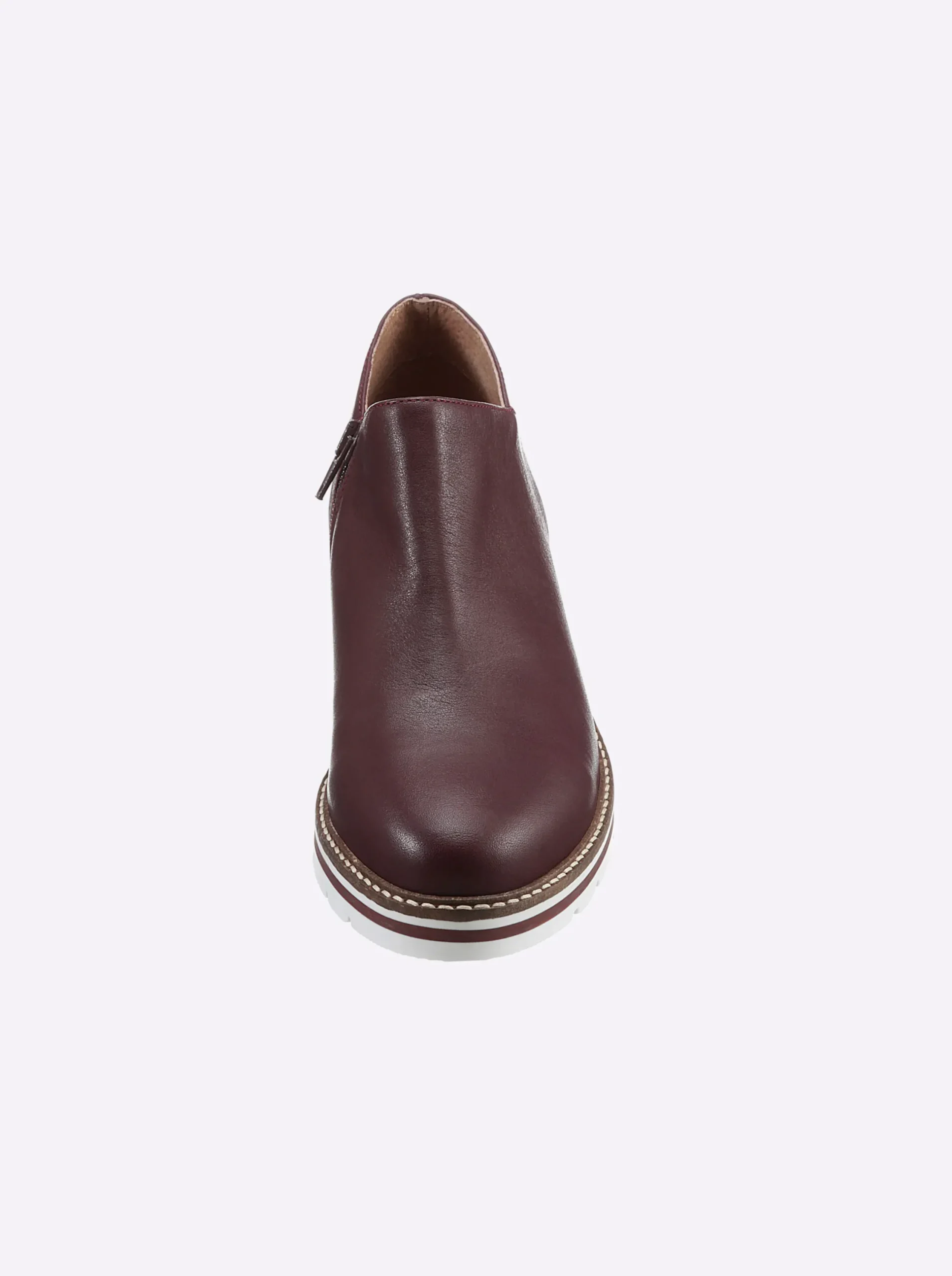 Stiefeletten|Stiefel|heine Kurzstiefelette bordeaux