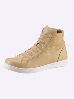 Stiefeletten|Stiefel|Andrea Conti Kurzstiefelette sand