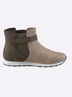 Stiefeletten|Stiefel|heine Kurzstiefelette beige-braun