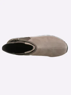 Stiefeletten|Stiefel|heine Kurzstiefelette beige-braun
