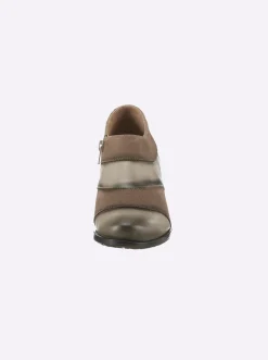 Stiefeletten|Stiefel|heine Kurzstiefelette taupe