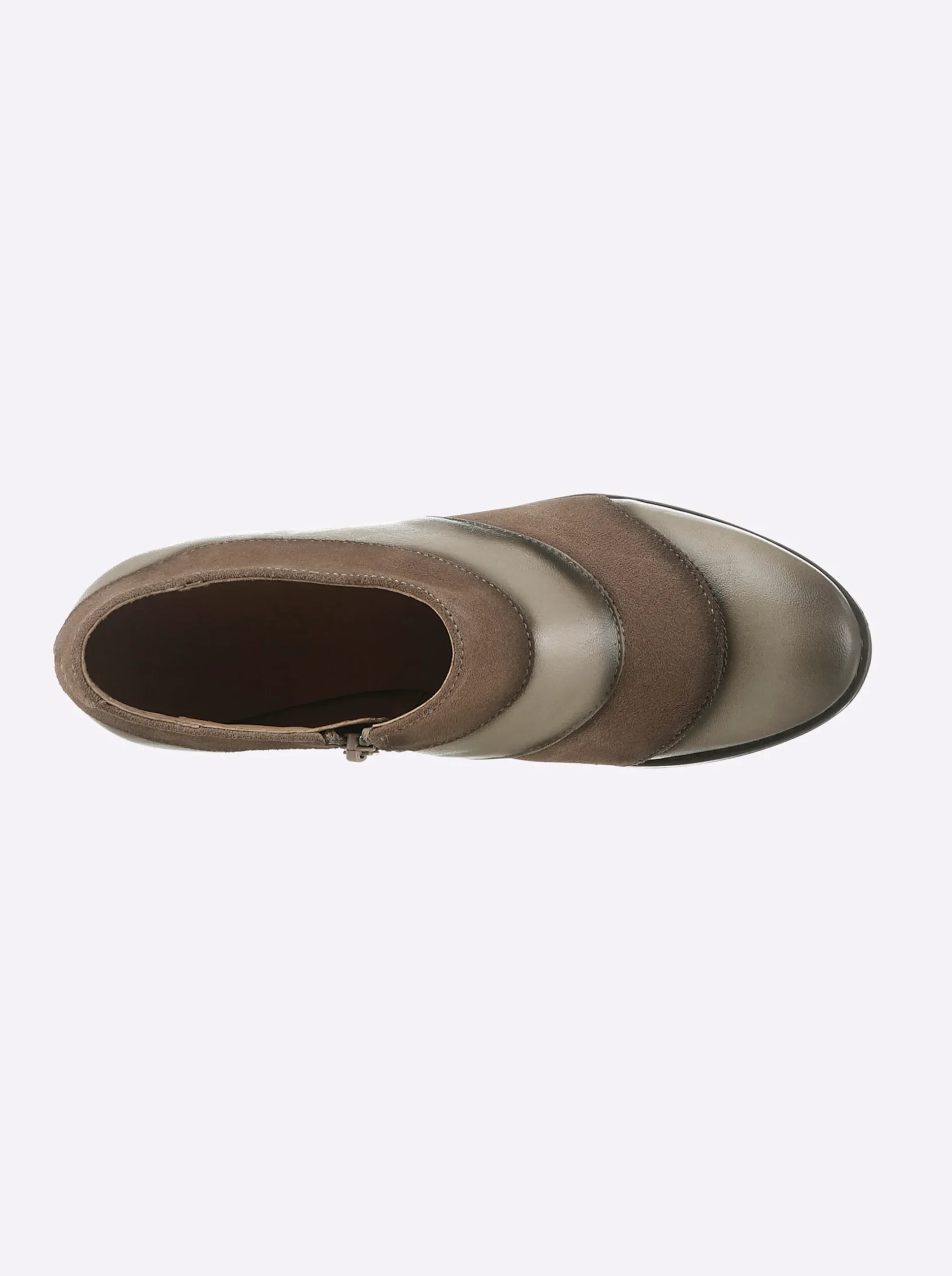 Stiefeletten|Stiefel|heine Kurzstiefelette taupe
