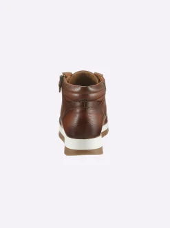 Stiefeletten|Stiefel|heine Kurzstiefelette cognac