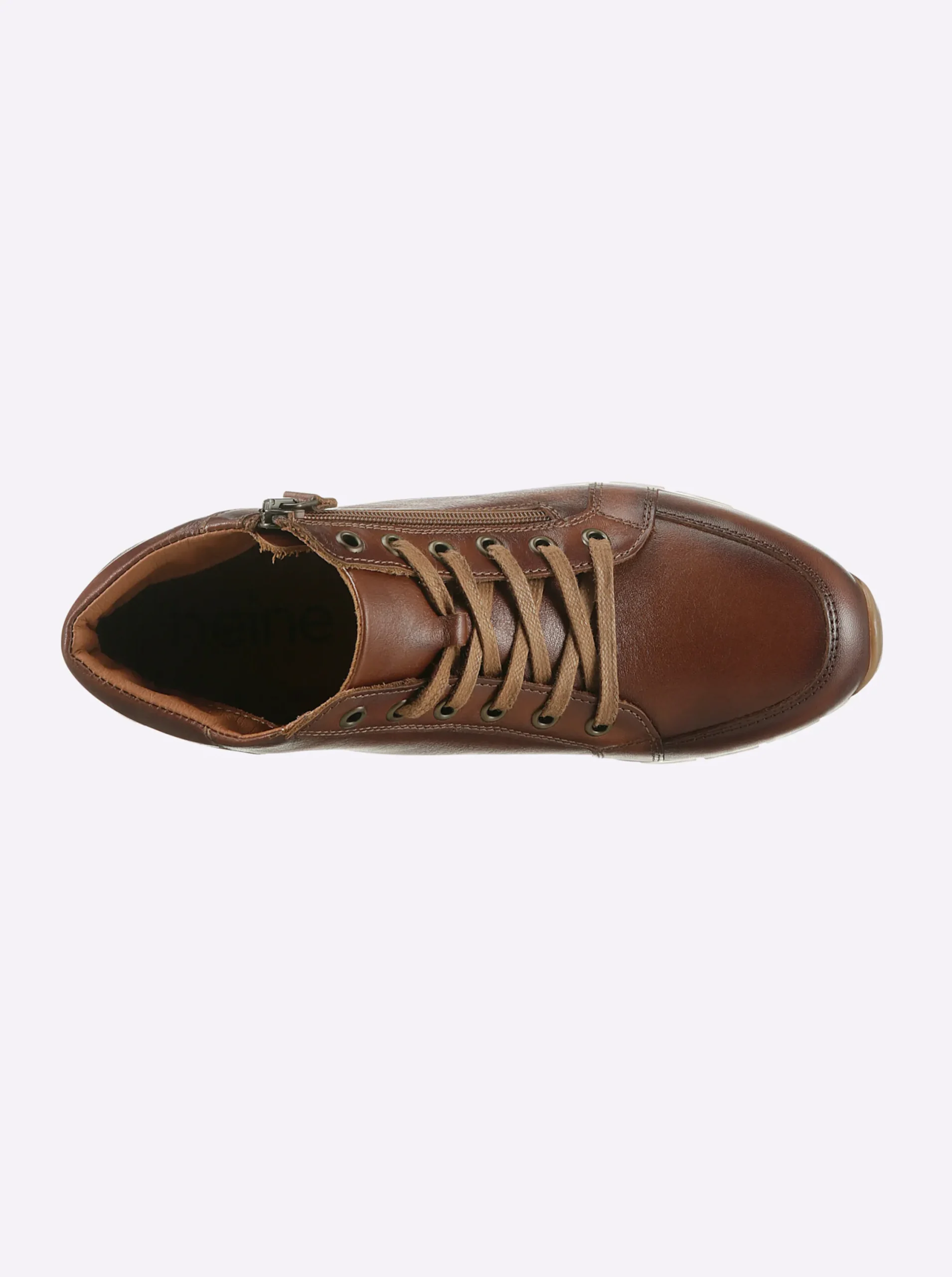 Stiefeletten|Stiefel|heine Kurzstiefelette cognac