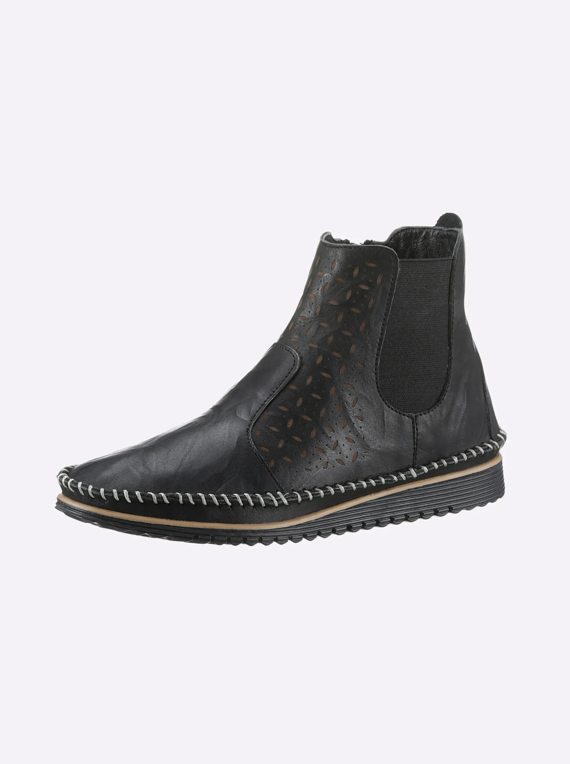 Stiefeletten|Stiefel|heine Kurzstiefelette schwarz