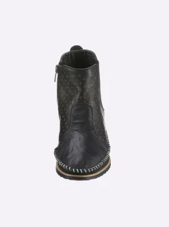 Stiefeletten|Stiefel|heine Kurzstiefelette schwarz