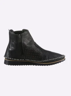 Stiefeletten|Stiefel|heine Kurzstiefelette schwarz