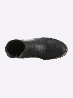 Stiefeletten|Stiefel|heine Kurzstiefelette schwarz