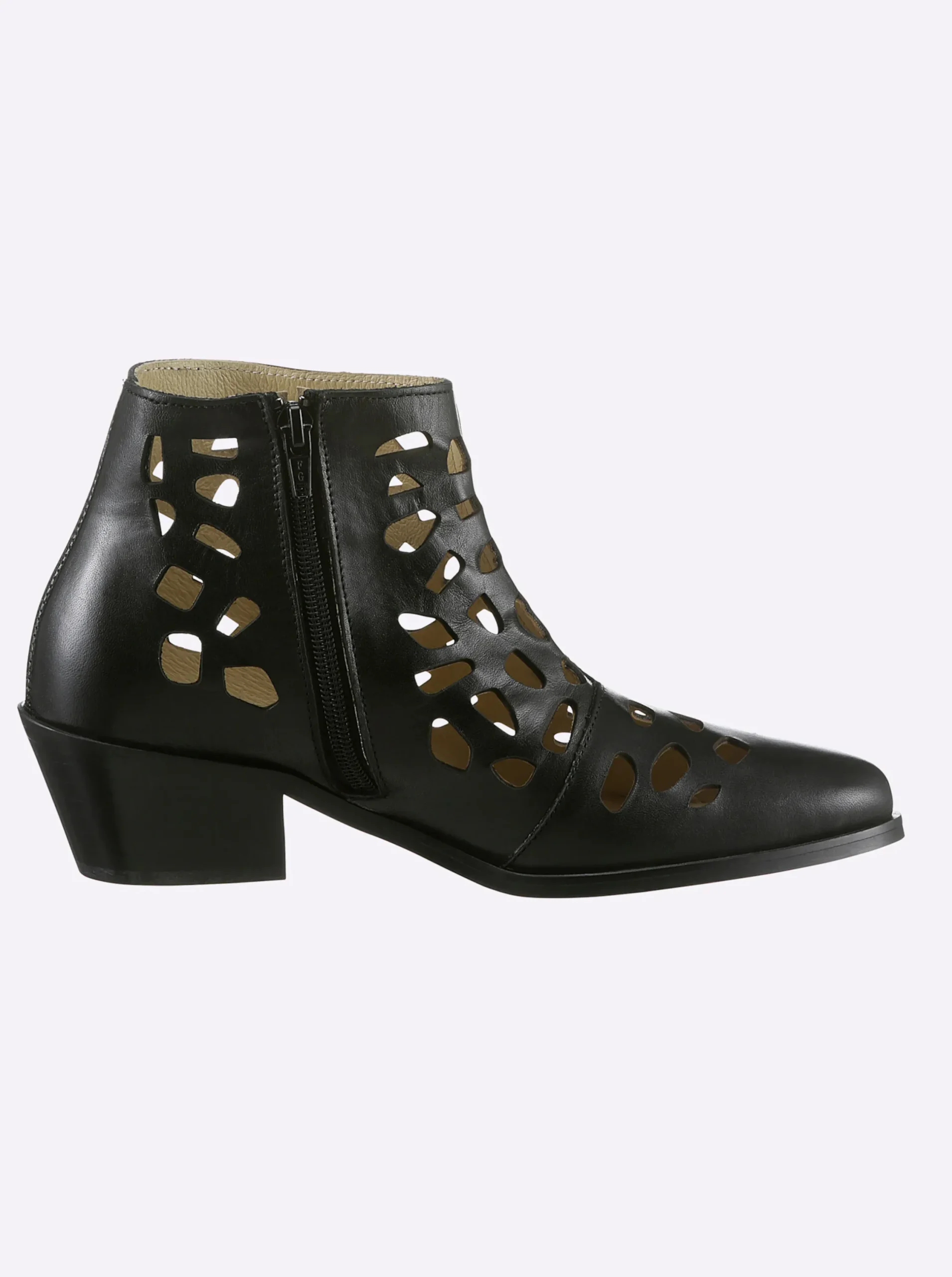 Stiefeletten|Stiefel|heine Kurzstiefelette schwarz
