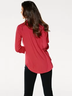 Blusen|heine Langarm-Bluse rot