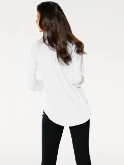 Blusen|heine Langarm-Bluse weiß