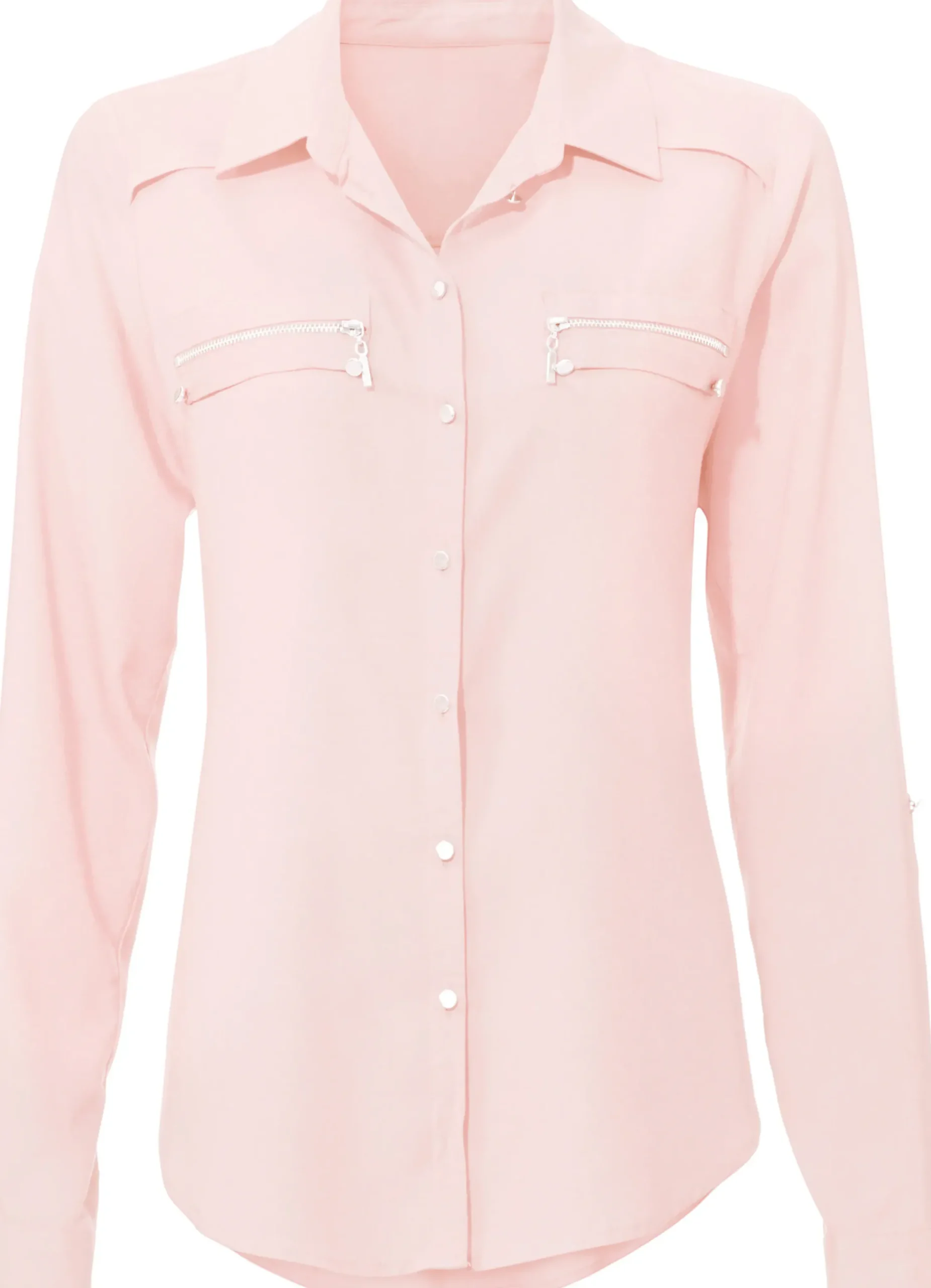 Blusen|heine Langarm-Bluse rosé