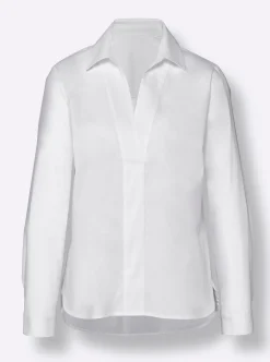Blusen|CREATION L PREMIUM Langarm-Bluse ecru