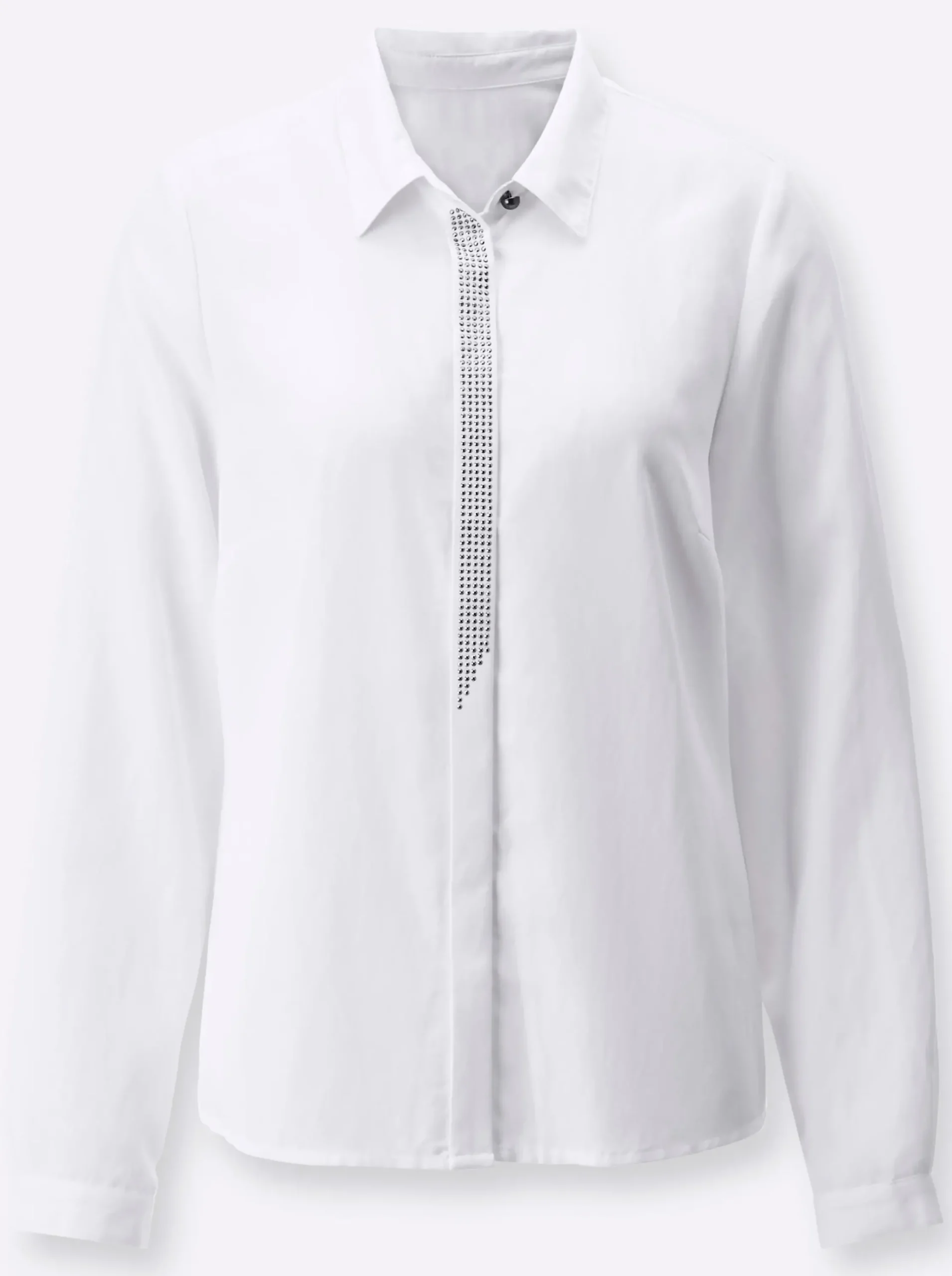 Blusen| Langarmbluse mit softweichem Modal ecru