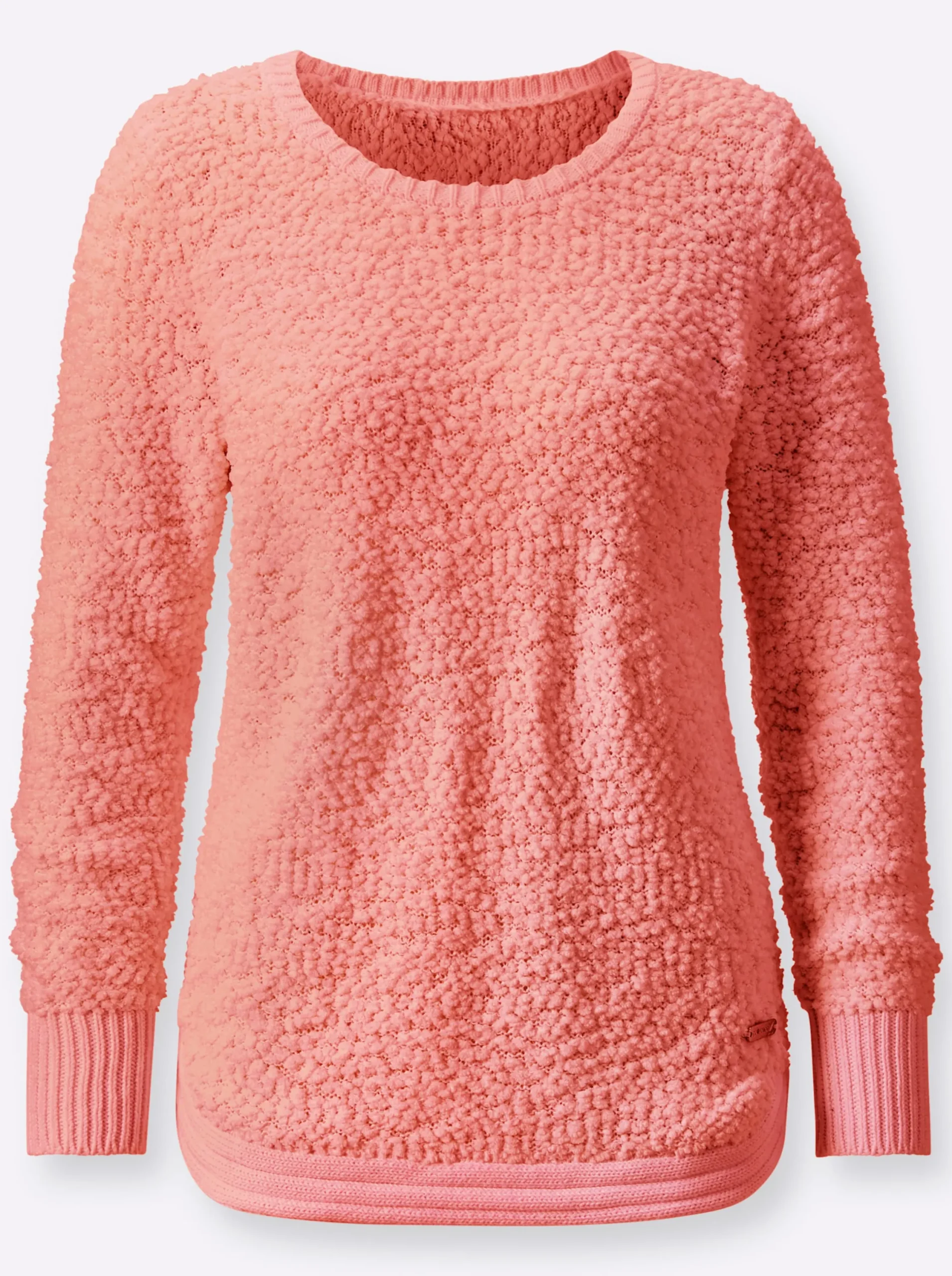 Pullover| Langarm-Pullover rosenholz