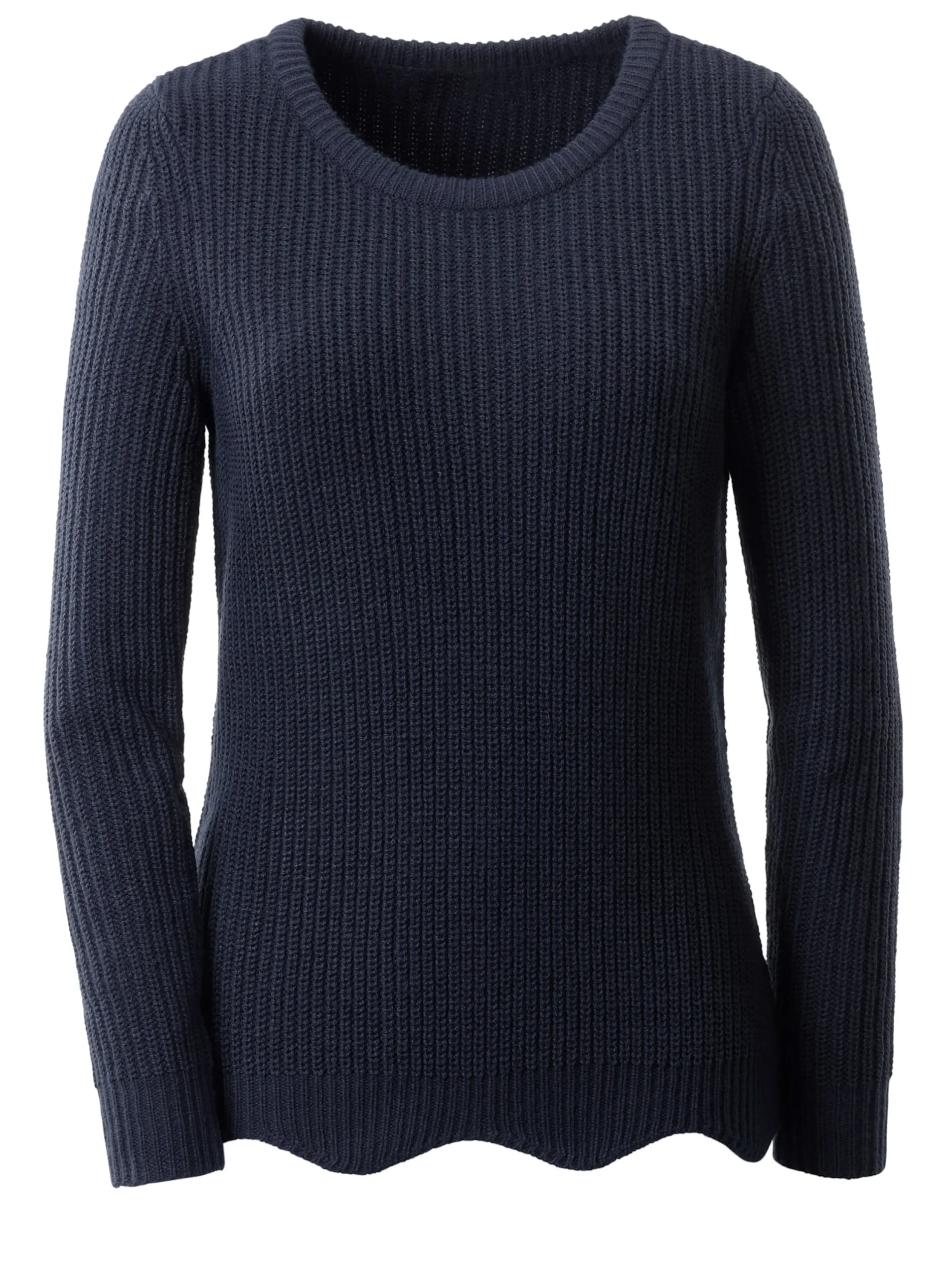 Pullover| Langarm-Pullover marine