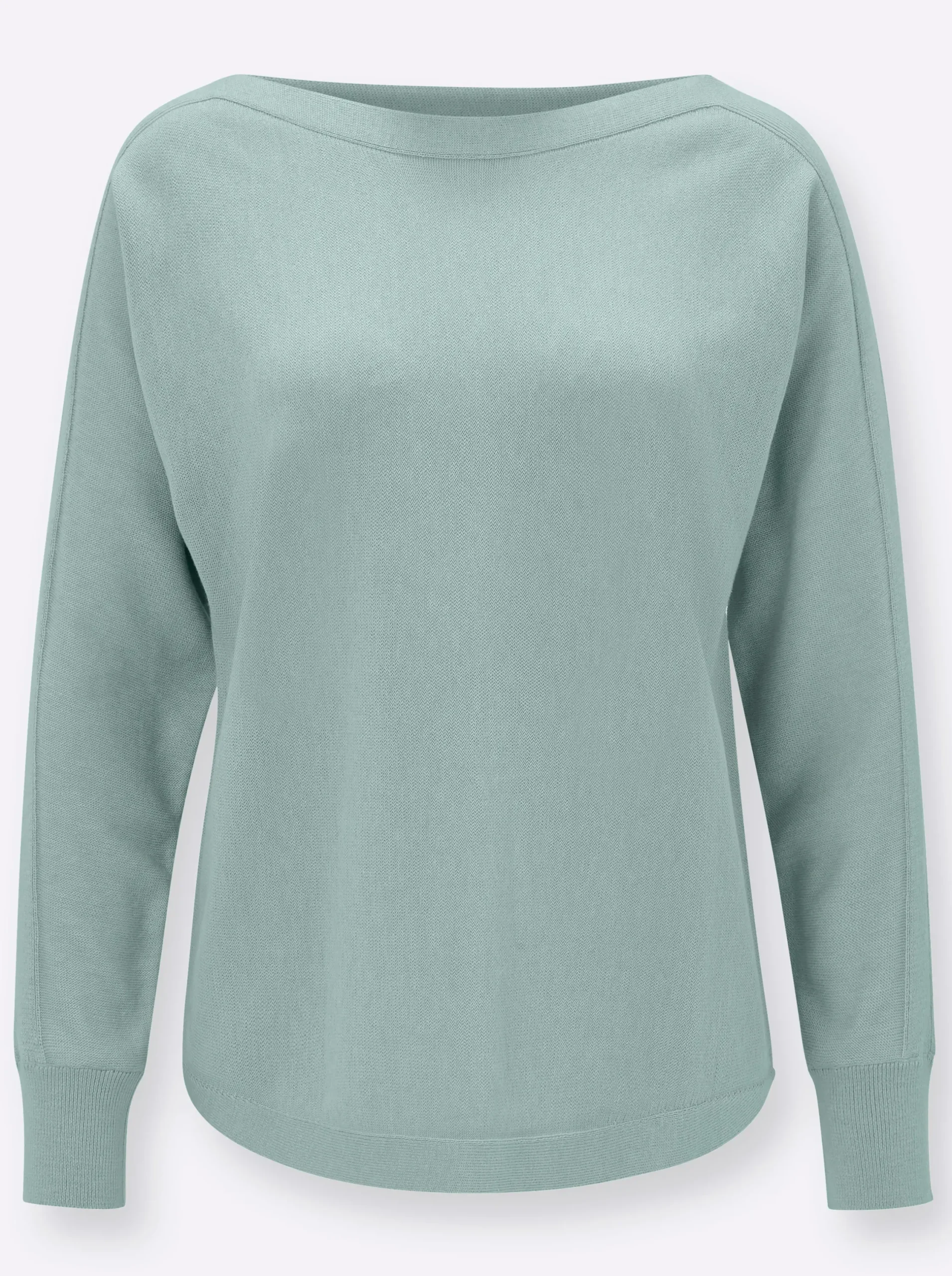 Pullover| Langarm-Pullover kalkmint
