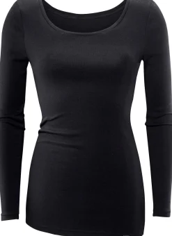 Shirts|Bench. Langarmshirt schwarz,weiß