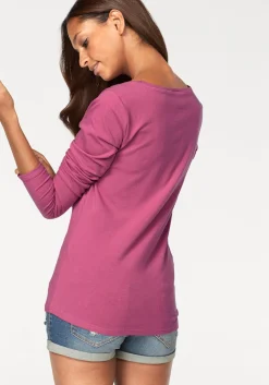 Shirts|Vivance Langarmshirt beere,navy