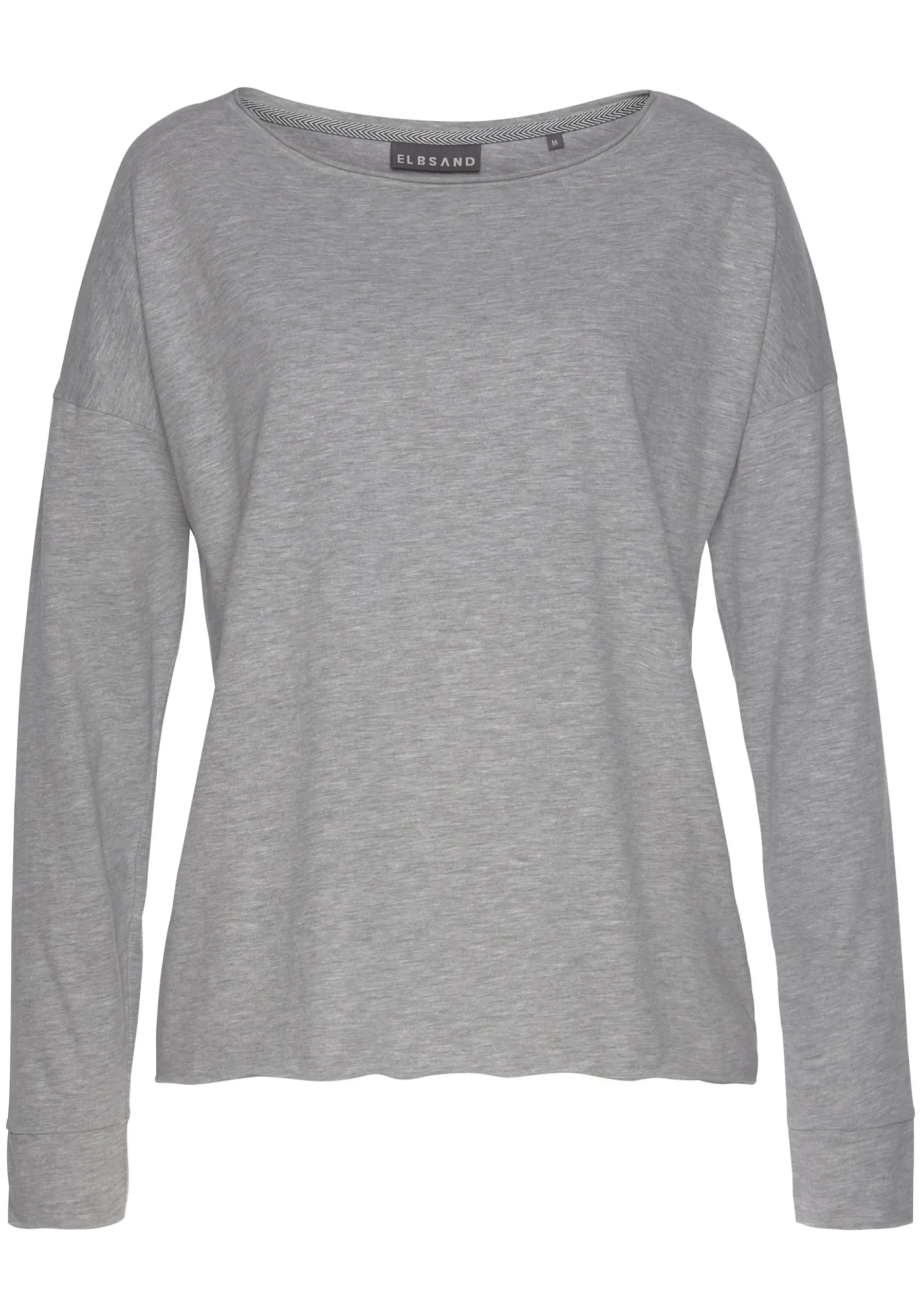 Strandmode|Elbsand Langarmshirt graumeliert