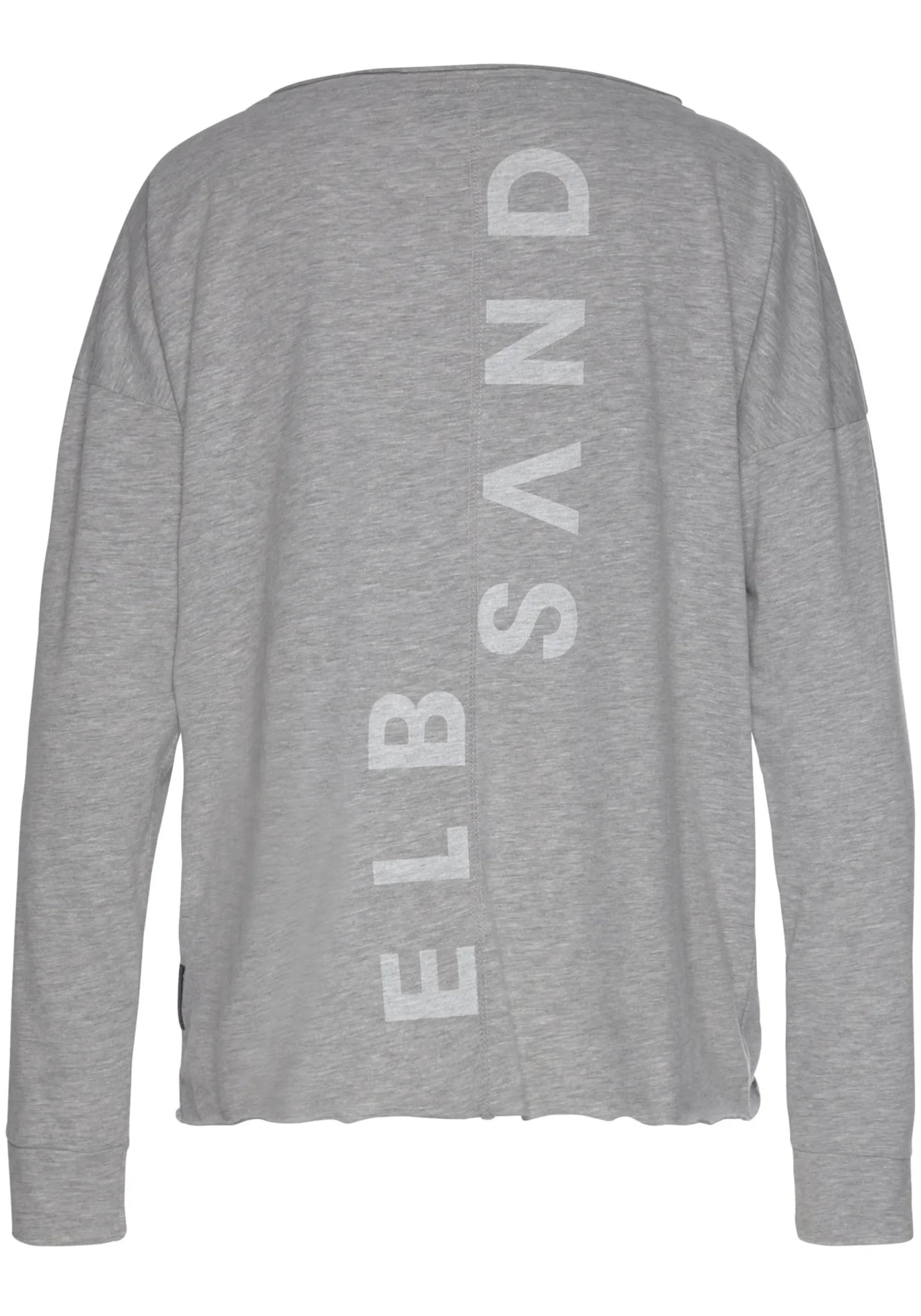 Strandmode|Elbsand Langarmshirt graumeliert